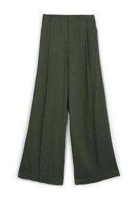 PALAZZO - Stoffhose - verde militare scuro