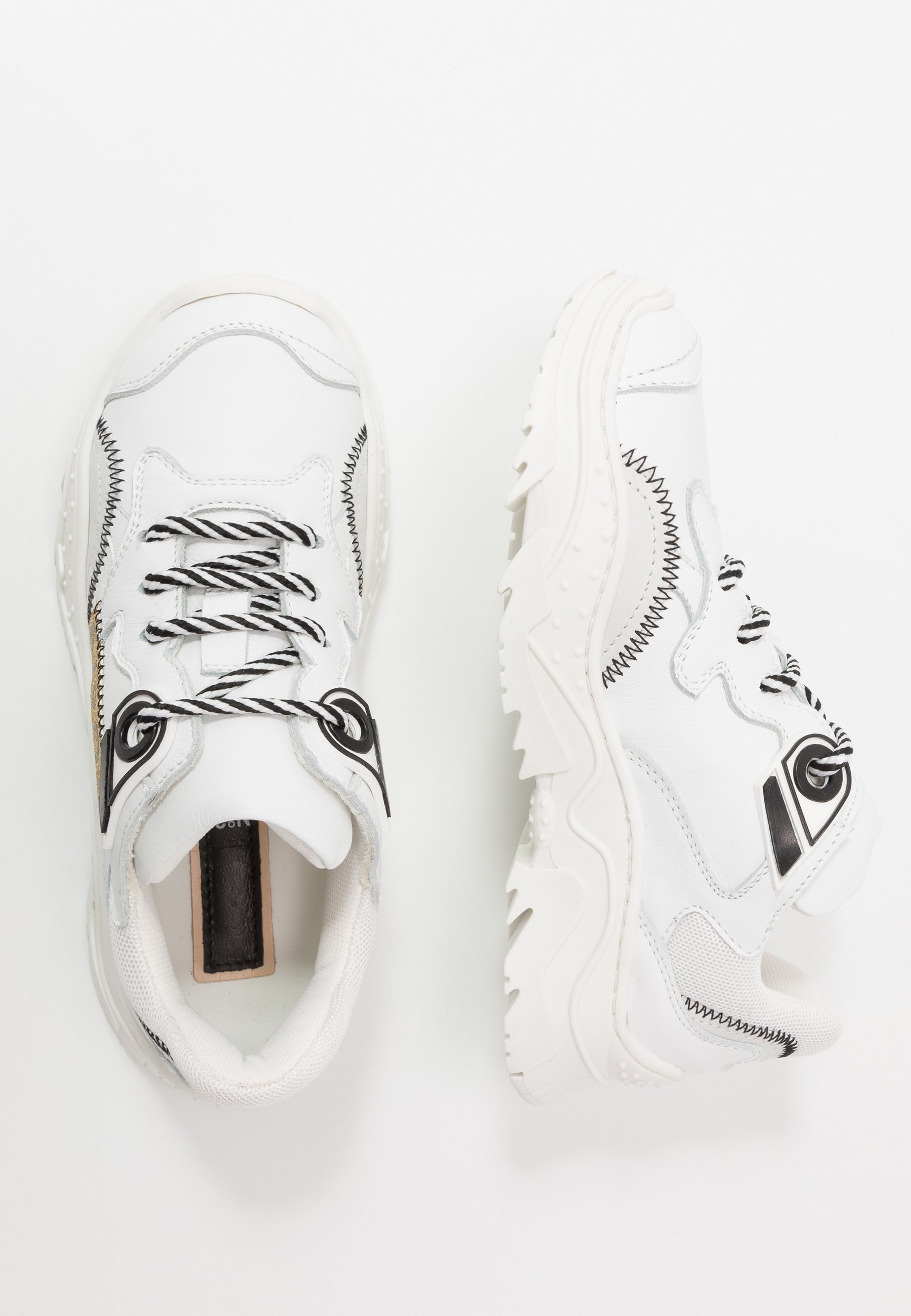 N°21 RUNNING - Joggesko - white /tan N°21 RUNNING - Joggesko - white /tan
