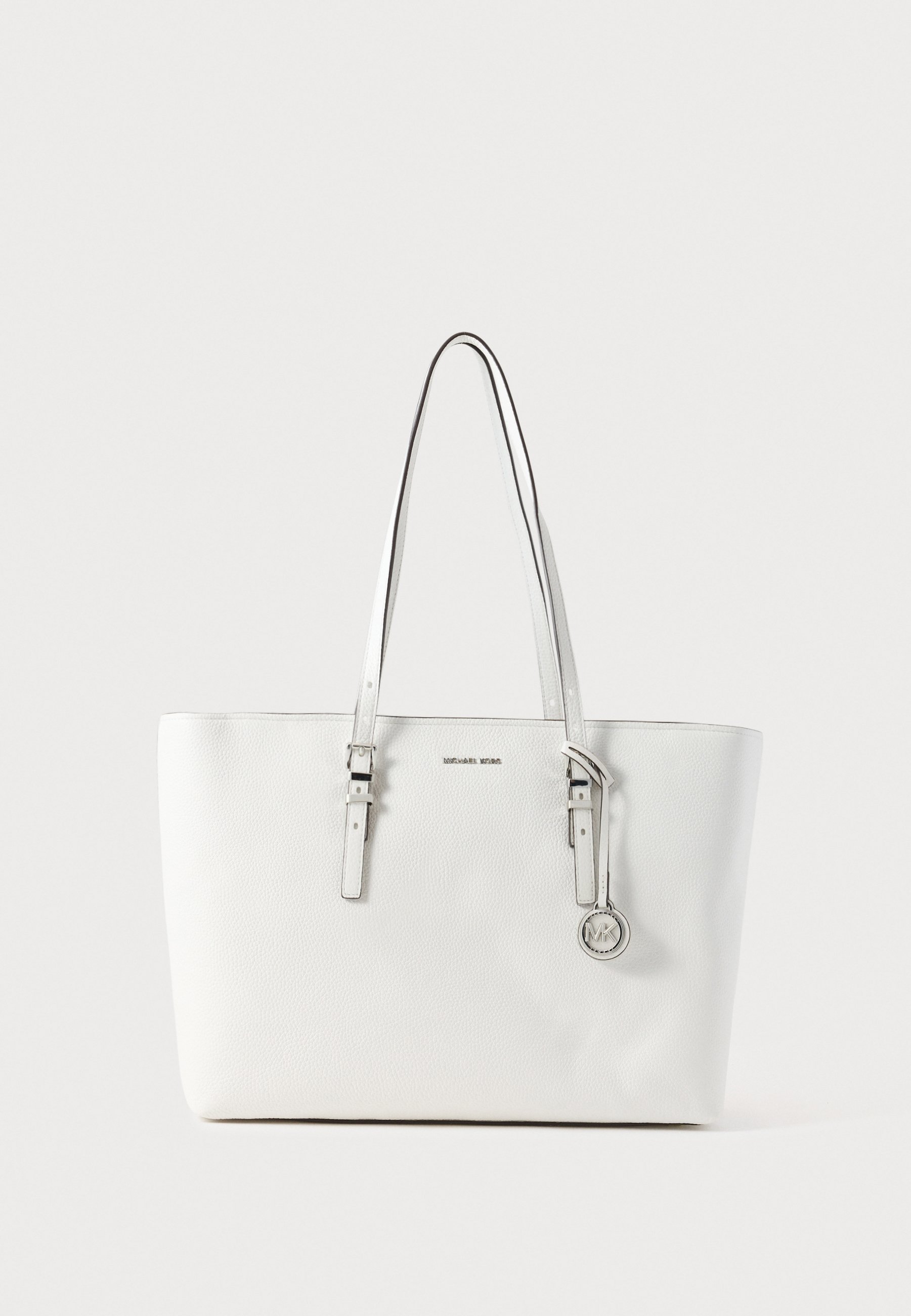 MICHAEL Michael Kors QUINN TOTE - Tote bag - optic white/white