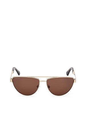 Sonnenbrille - gold brown