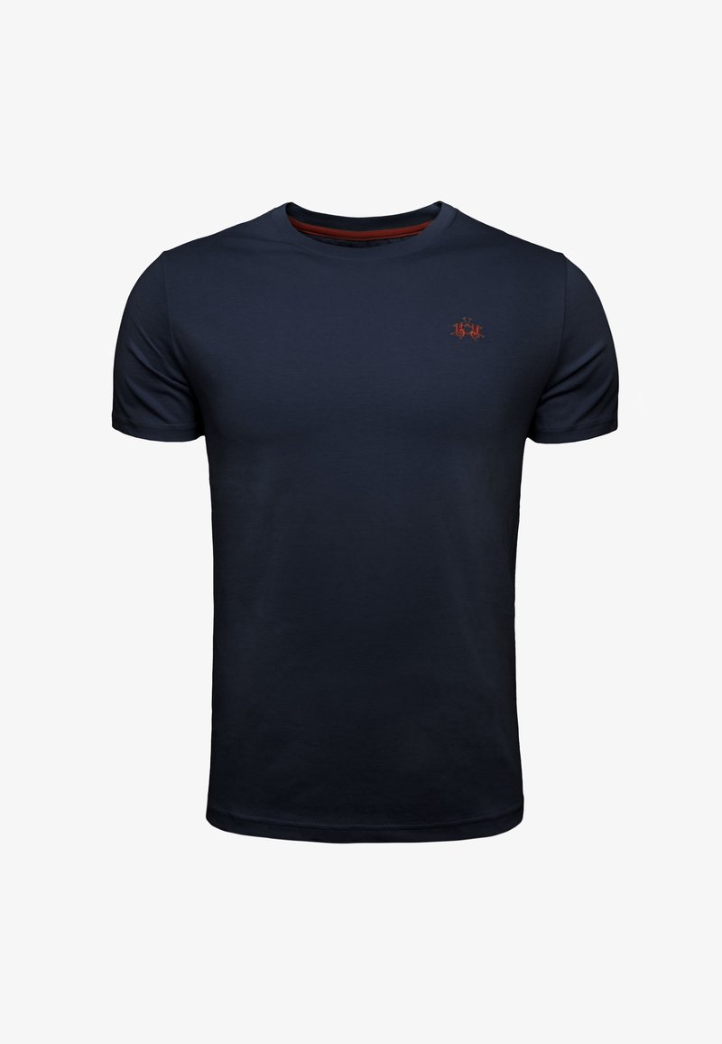 La Martina Jednoduché tričko - navy xmrjs
