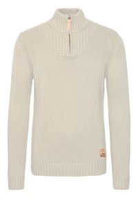 Solid Strickpullover - beige