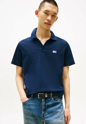 BADGE SKIPPER COLLAR - Polo - dark blue