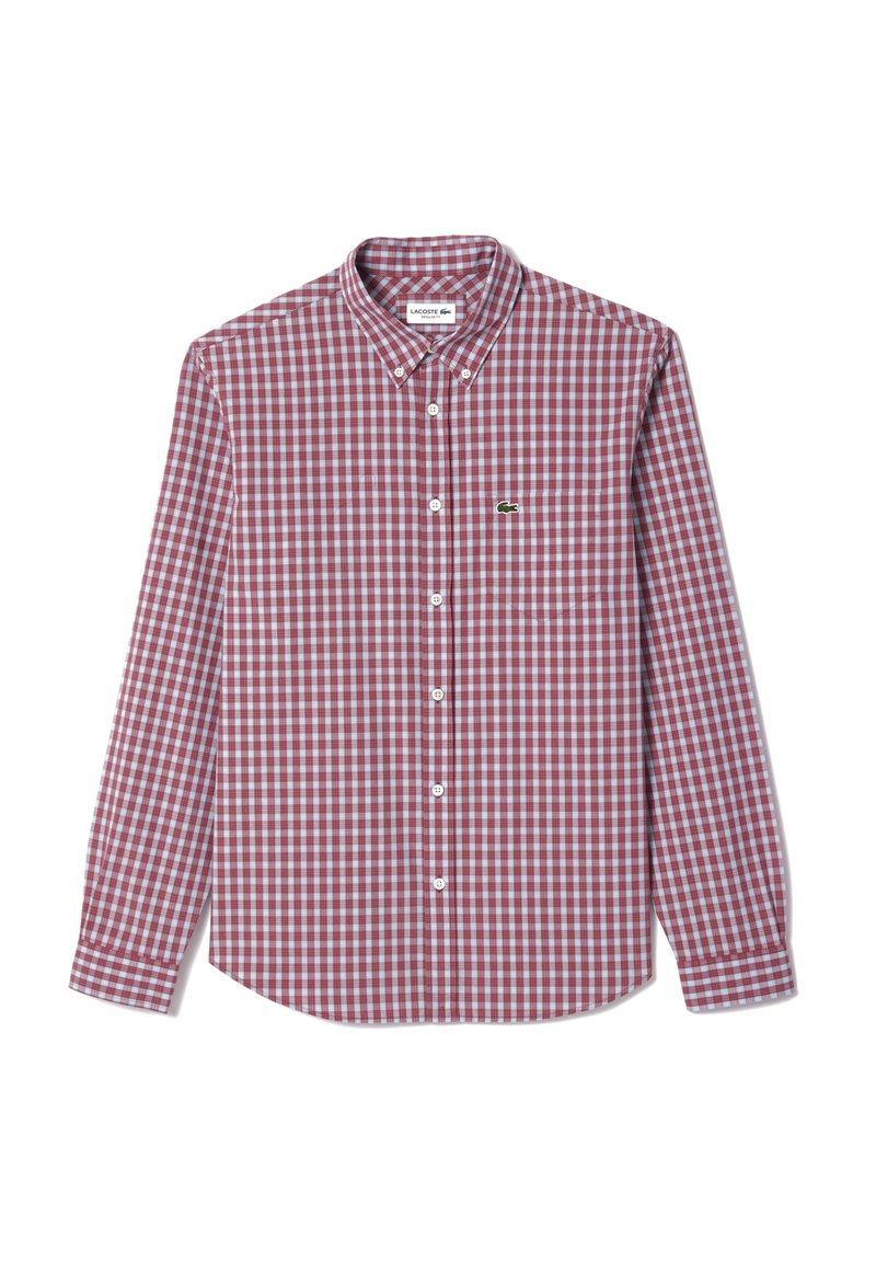 Lacoste Overhemd bordeauxrood
