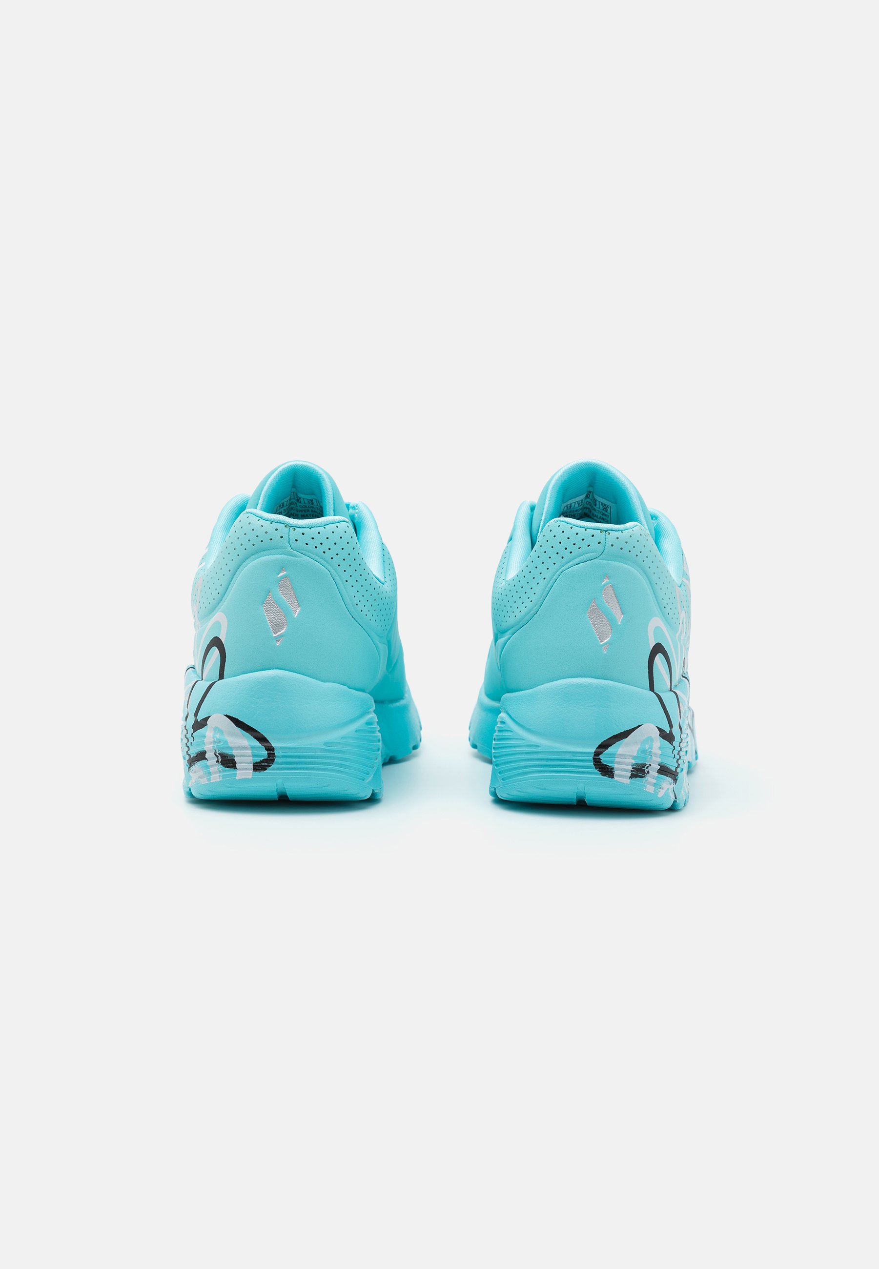 Skechers UNO LITE - Sneakers low - turquoise/multi-coloured