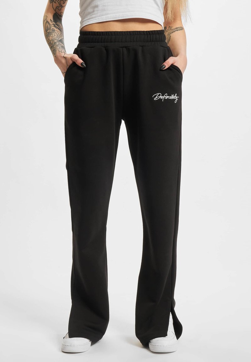 DEF WIDE LEG - Broek - black