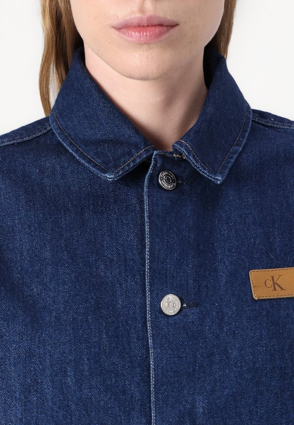 CLEAN SHORT JACKET - Denim jacket - denim rinse2