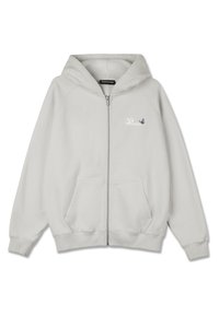 NORIA OVERSIZED SWEATJACKET - Sweater met rits - washed pure grey