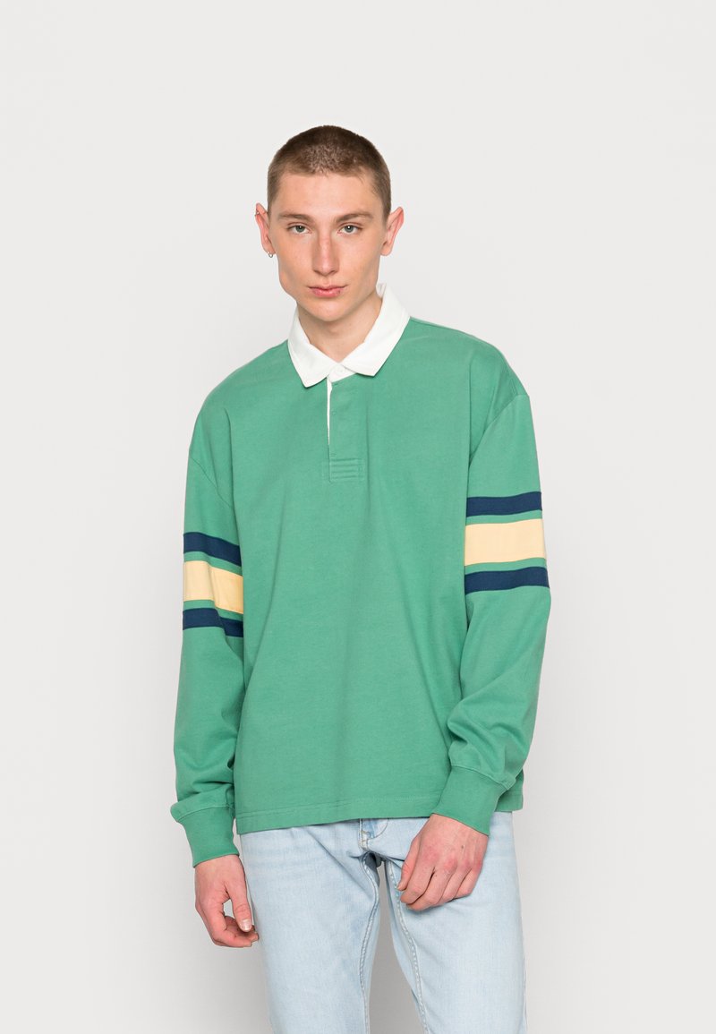 Abercrombie & Fitch OVERSIZED RUGBY Polo shirt green/khaki