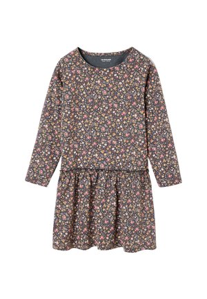 Vertbaudet, VERTBAUDET MÄDCHEN KLEID BASIC - Jerseykleid - anthrazit