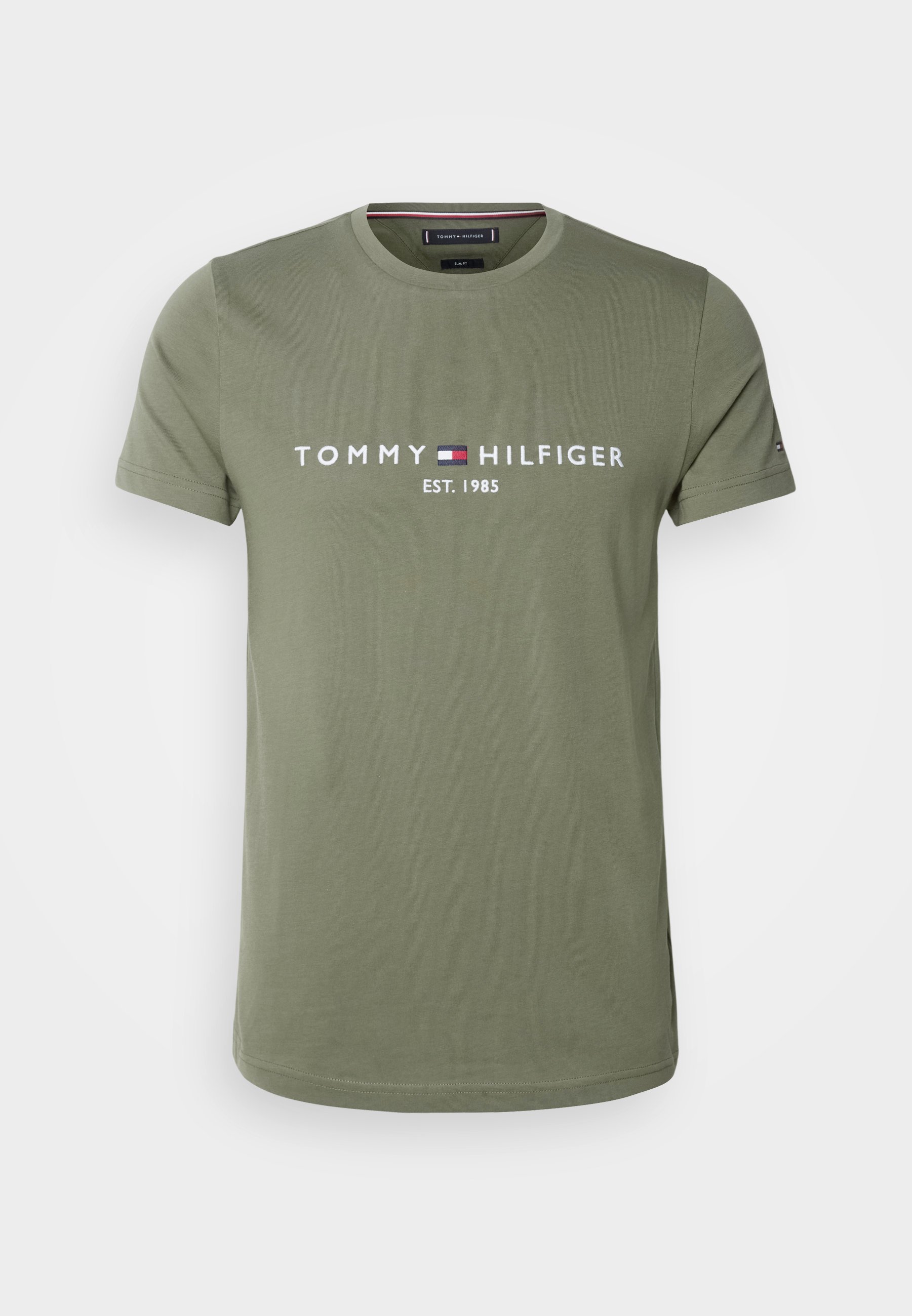 Tommy Hilfiger TEE - Triko s potiskem - green