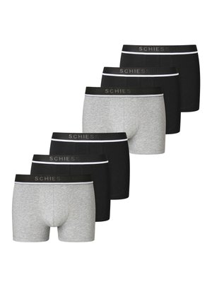 6-PACK - Boxerbriefs - graumel schwarz