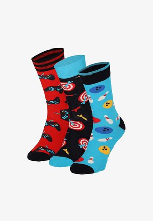 Yuhu, HERREN SOCKEN 3ER PACK - Socks - rot