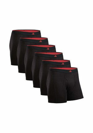 WITH FLY 6 PACK - Pantalón de baño - black/red