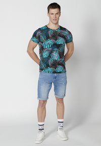 Koroshi SHORT SLEEVE  - Triko s potiskem - black