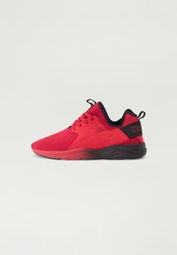 Unselected, red/black