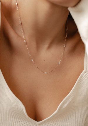 Necklace - rose gold-coloured