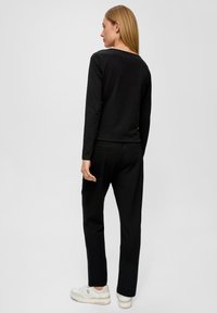 s.Oliver AUS STRETCH - Langarmshirt - schwarz