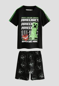 Next REGULAR FIT - LICENSE MINECRAFT  2 PACK SET - Nachtwäsche Set - green black