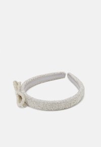 BOW SLIM BEADED HAIRBRACE - Accessoires cheveux - silver-coloured
