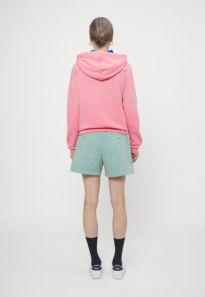 Polo Ralph Lauren SHRUNKEN FIT FLEECE HOODIE - Sportinis megztinis - ribbon pink