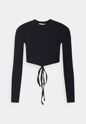 DORI LONGSLEEVE - Long sleeved top - black