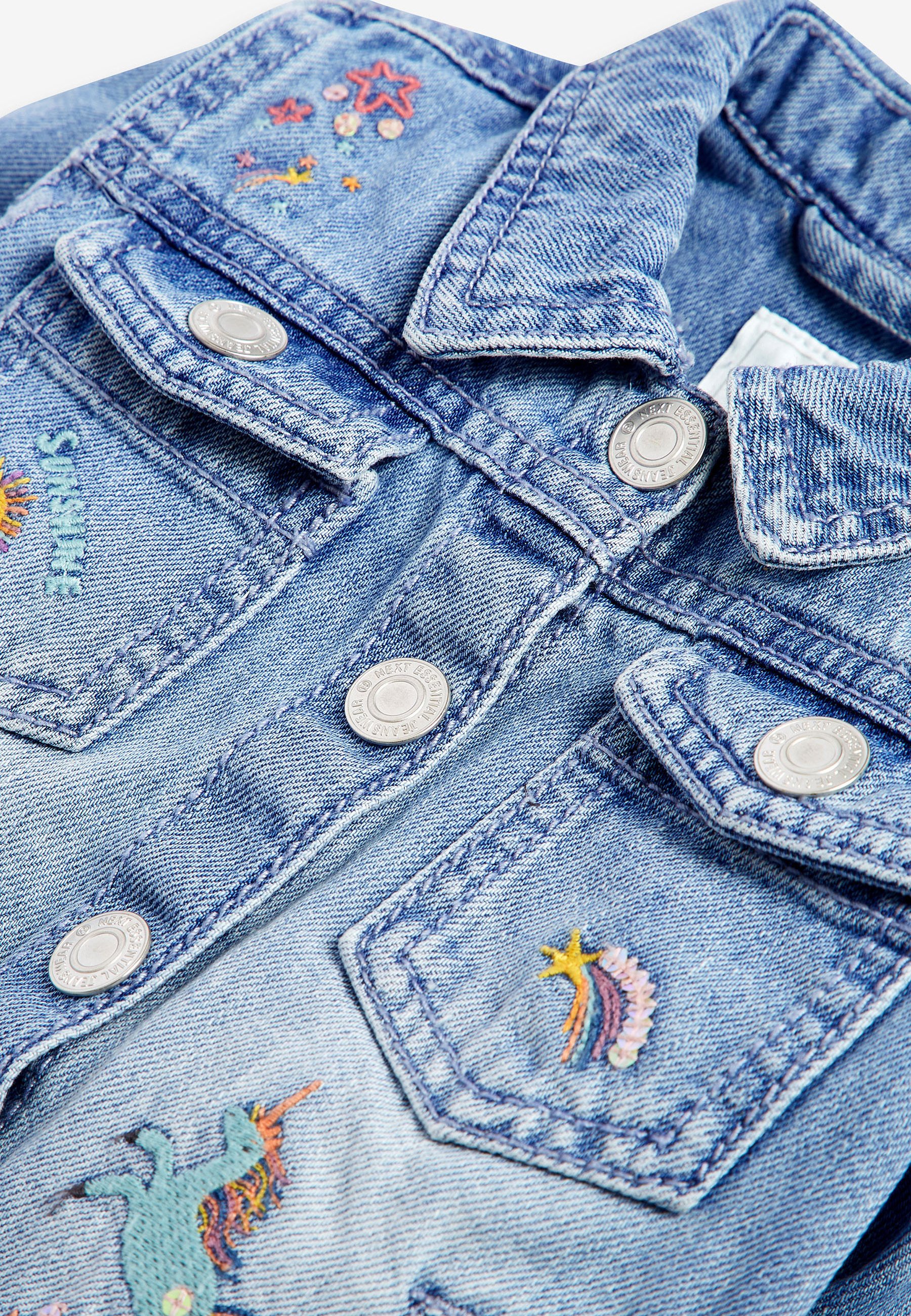 next unicorn denim jacket