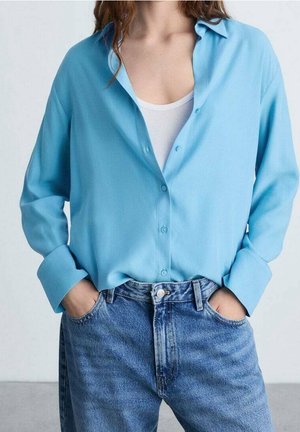 Overhemdblouse - dark blue
