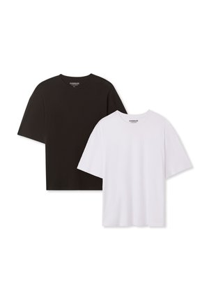 PACK 2 OVERSIZE  - T-shirt basic - 1x White, 1x Black