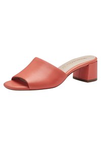 Tamaris Mules med hæl - orange