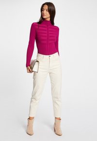 Morgan LONG SLEEVE TURTLENECK - Jersey de punto - rose fonce