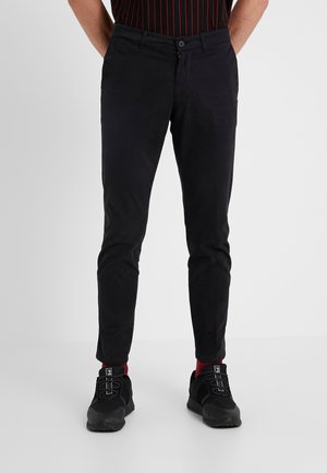 MAD - Stoffhose - black