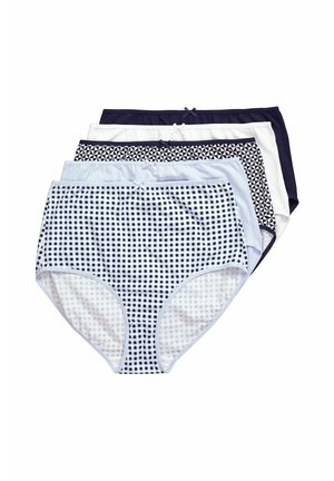 Ulla Popken MAXI BRIEFS, 5-PACK, PATTERNED/PLAIN - Trusser - pale blue