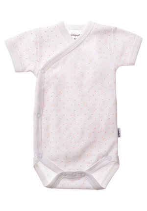 KURZARM-WICKEL - Body - weiß mit druck herzen