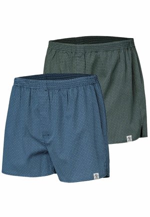 HAASIS Bodywear 1919 2ER PACK - Boxer shorts - navy print