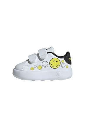 SMILEY ADVANTAGE KIDS - Trainers - cloud white   bright yellow   core black