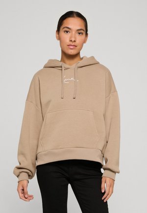 Pulover s kapuco - brown