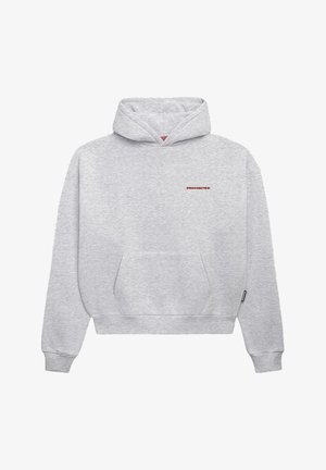 PROHIBITED Mikina s kapucí - grey melange
