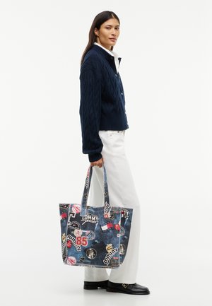 Tommy Jeans, BODEGA TROMPE L'OEIL - Τσάντα Tote - blue denim