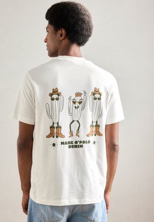 CACTUS FAMILY - T-shirt print - white