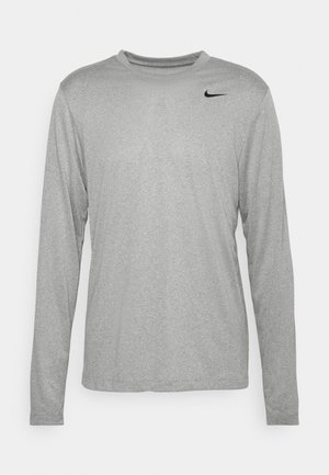 Nike Performance TEE RESET - Long sleeved top - tumbled grey