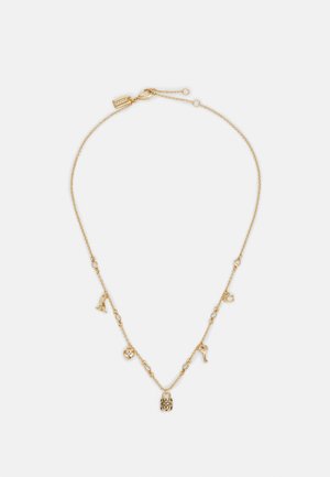 COACH NECKLACE ICONIC MINI CHARM - Necklace - gold-coloured