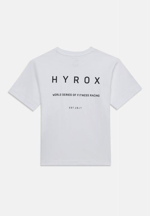 PUMA HYROX TEE UNISEX - Print T-shirt - white — photo 2