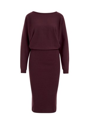 WE Fashion, WE FASHION - Robe fourreau - aubergine