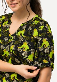 Ulla Popken 3/4 SLEEVE - Bluse - dark blue