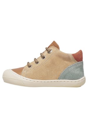 Naturino Scarpine Primi Passi In Suede – Beige – Taglia 18 – Con Caviglia Imbottita E Suola In Gomma