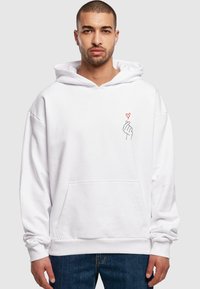 Merchcode K HEART ULTRA HEAVY HOODY - Majica s kapuljačom - white