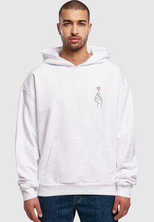 K HEART ULTRA HEAVY HOODY - Kapuutsiga pusa - white