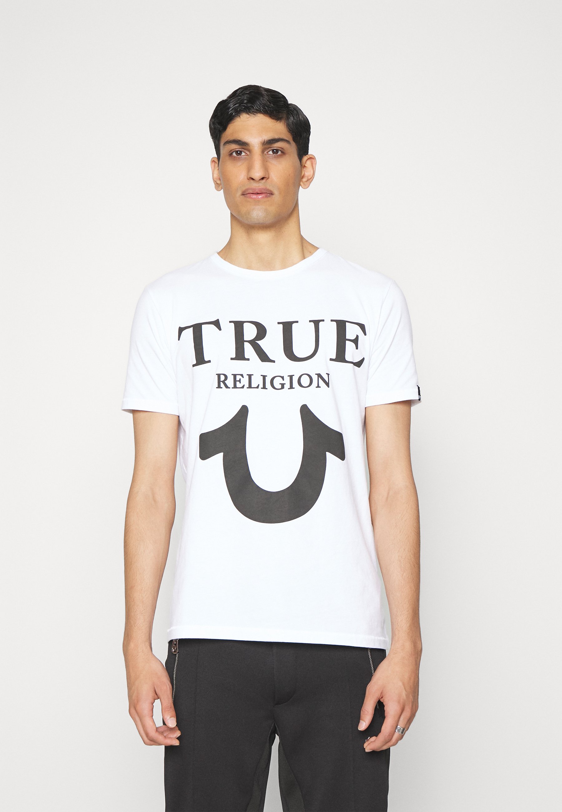 BIG HORSESHOE - Print T-shirt - white 