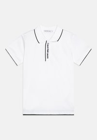 Calvin Klein Jeans INTARSIA LOGO - Polotričko - bright white